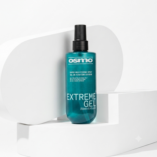 Osmo extreme extra firm gel spray 250ml strong hold styling spray frizz control long lasting hair fix