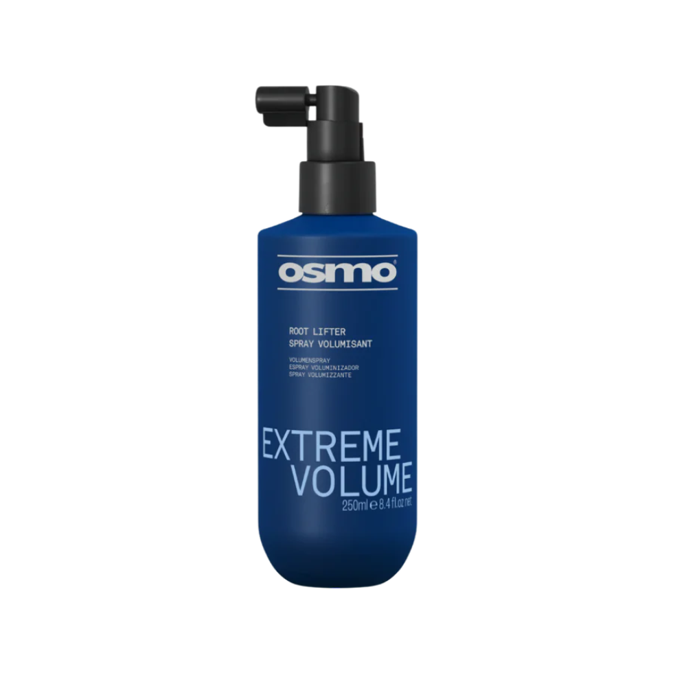 Osmo Extreme Volume Root Lifter 250ml lifts roots, adds instant volume, and boosts body for fuller-looking hair with long-lasting hold.