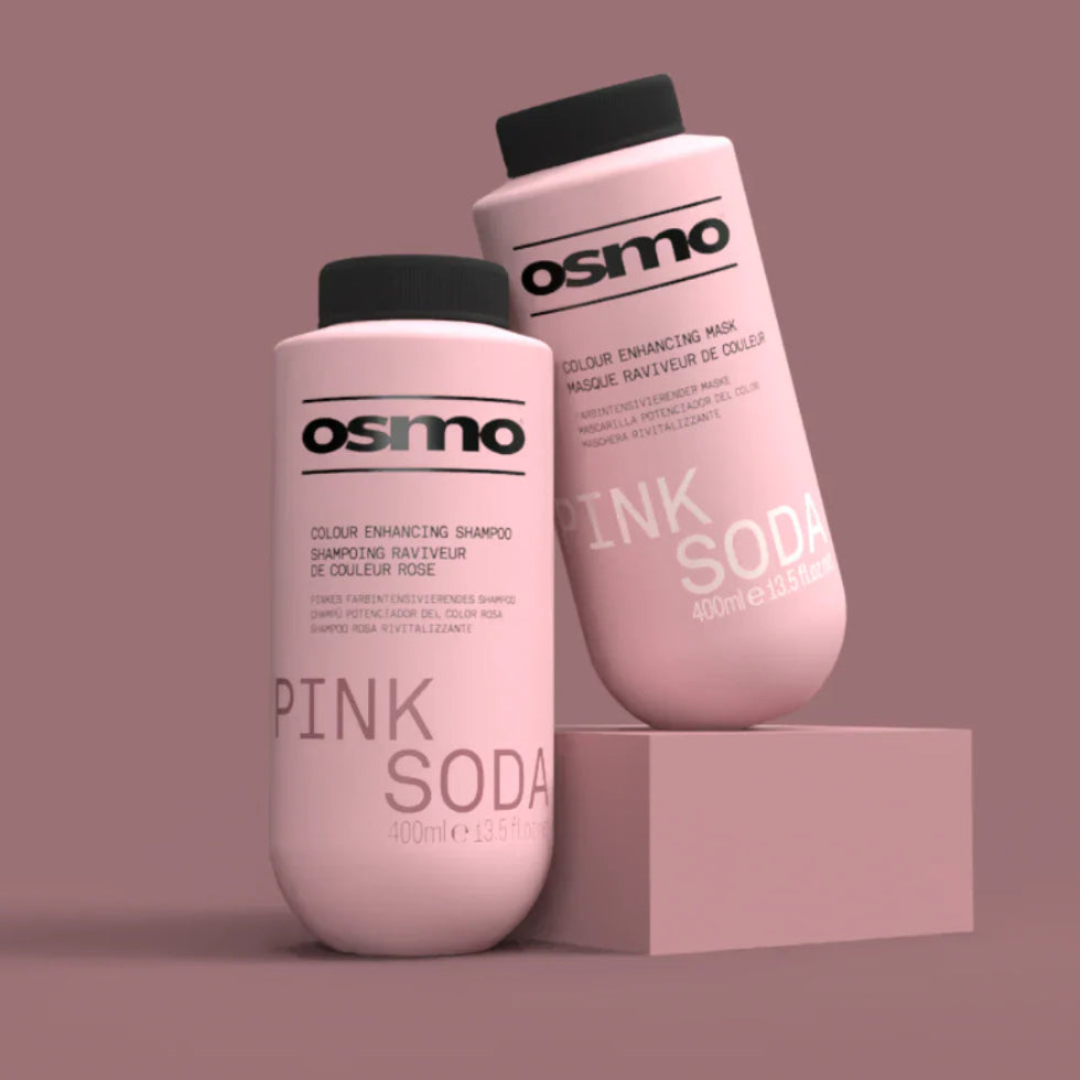 Osmo pink soda color enhancing mask 400ml pink tone boosting deep conditioning shine hair treatment mask