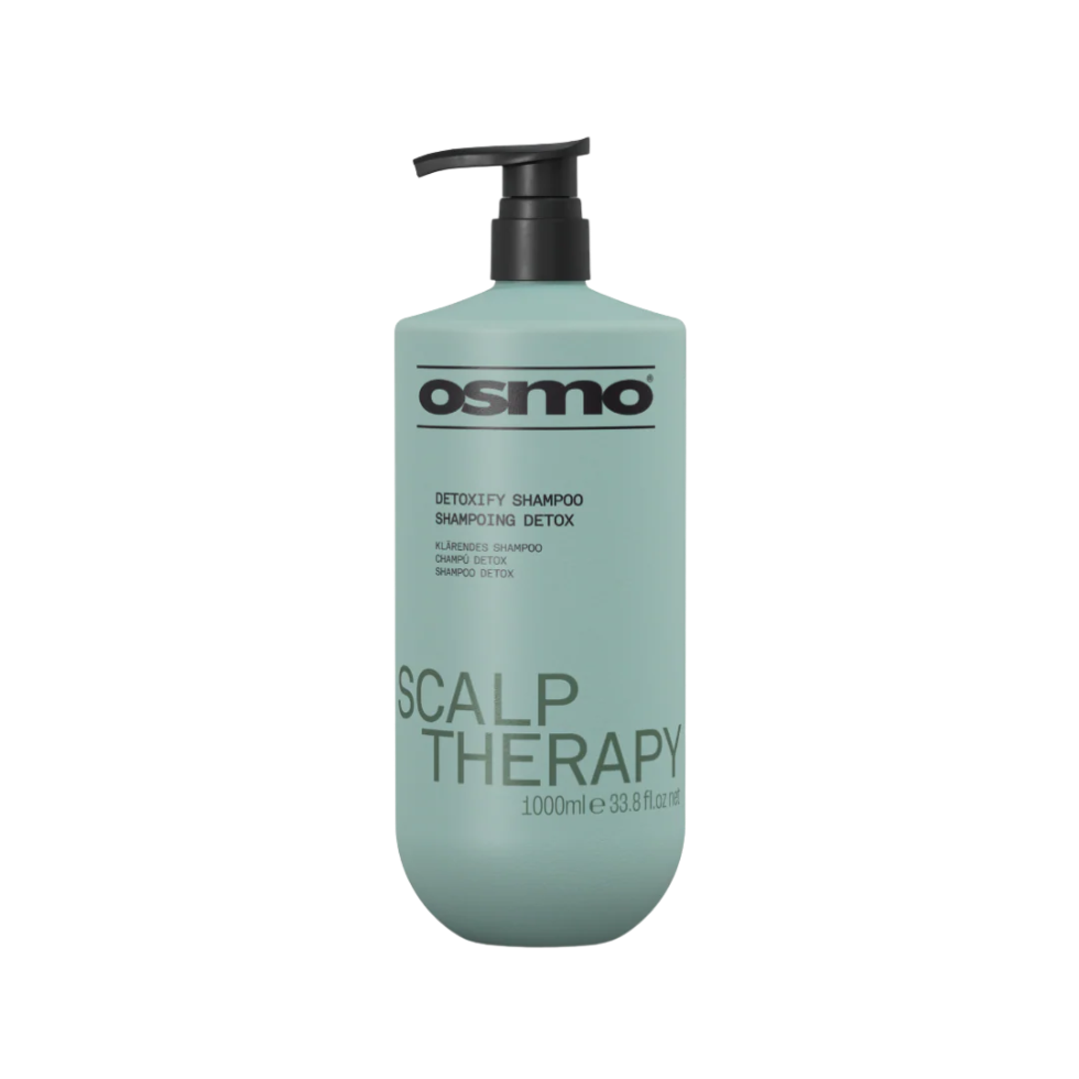 Osmo scalp therapy detoxify shampoo 1000ml deep cleansing scalp detox oil control and buildup removal shampoo