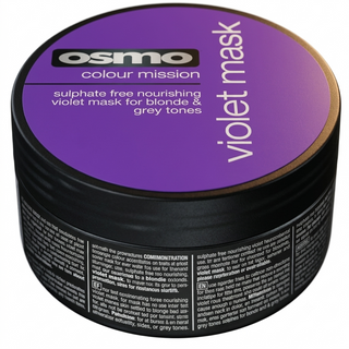 Osmo silverising violet mask 100ml for blonde and grey hair toning deep conditioning and brass reduction treatment