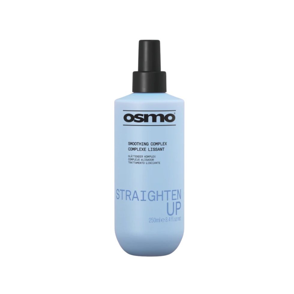 Osmo straighten up 250ml smoothing cream with heat protection for sleek straight frizz free hair
