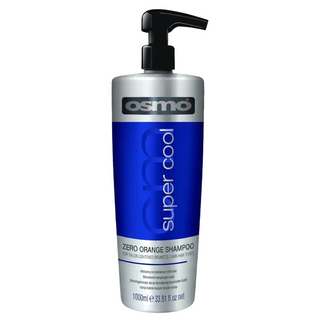 Osmo super cool zero orange shampoo 1000ml anti brassy toner for blonde hair salon size color correction shampoo