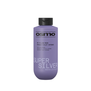 Osmo super silver no yellow mask 400ml for blonde and grey hair toning deep conditioning and brass reduction treatment
