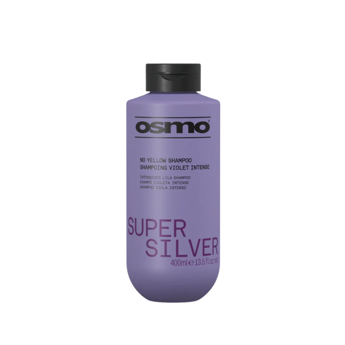 Osmo Super Silver No Yellow Shampoo 400ml | Blonde & Grey Toning Care