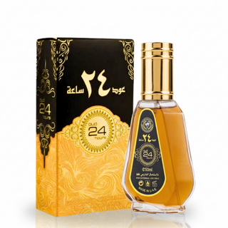 Oud 24 Hours 50ml EDP by Ard Al Zaafaran warm spicy oriental long-lasting perfume
