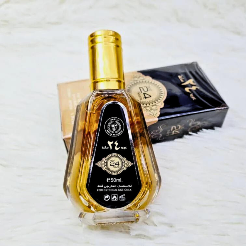 Oud 24 Hours 50ml EDP by Ard Al Zaafaran warm spicy oriental long-lasting perfume

