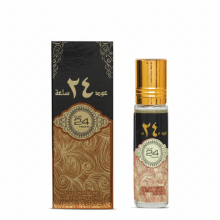 Oud 24 Hours Perfume Oil 10ml by Ard Al Zaafaran rich oriental long-lasting fragrance
