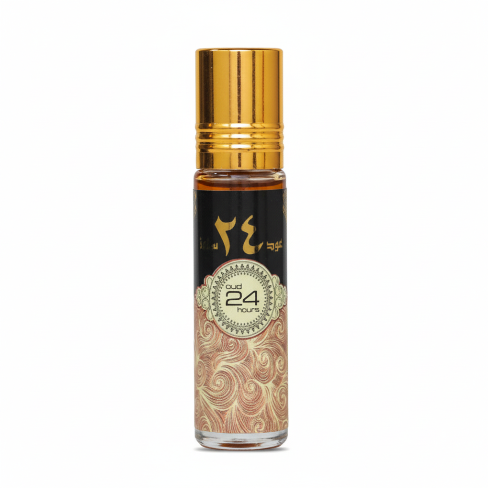 Oud 24 Hours Perfume Oil 10ml by Ard Al Zaafaran rich oriental long-lasting fragrance

