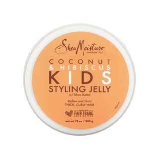 Shea Moisture Coconut & Hibiscus Kids Styling Jelly 12oz | Frizz-Free Hold & Shine