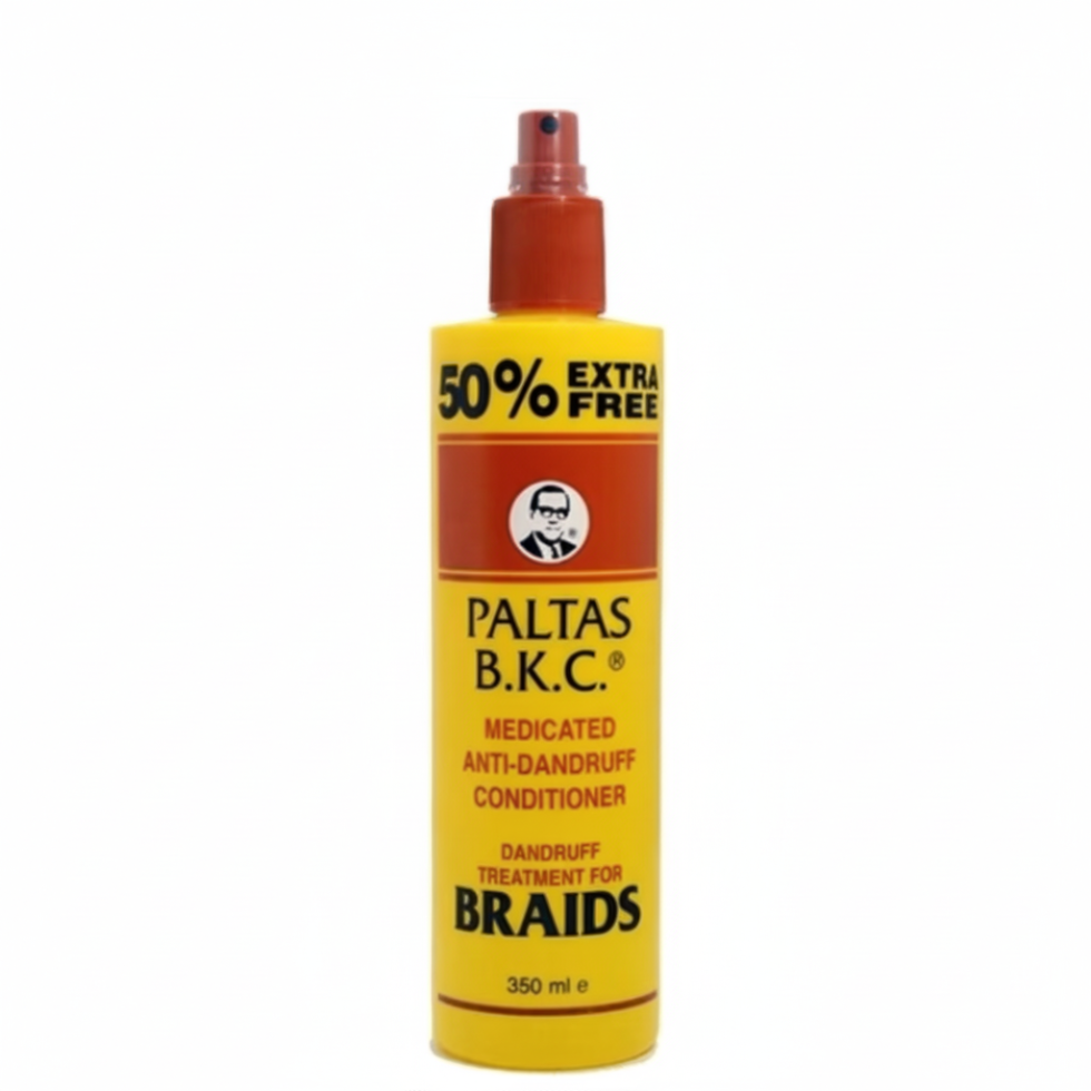 paltas bkc medicated anti dandruff conditioner 350ml healthy manageable braids scalp care hair conditioner