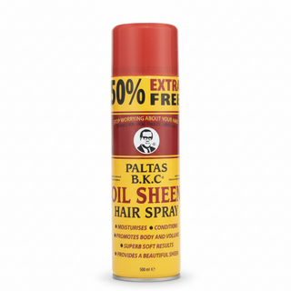 paltas bkc oil sheen hair spray 500ml shine nourish protect hair glossy smooth frizz control finishing spray