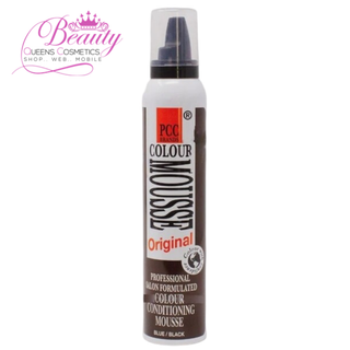 PCC Brand Colour Mousse Original Blue/Black 200ml- Vibrant, Glossy Hair Color
