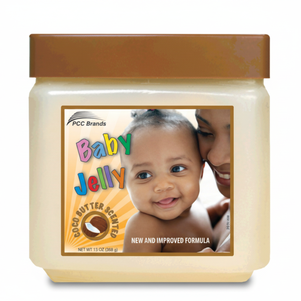 PCC baby jelly cocoa butter scented 369g gentle moisturizing skin protection for soft smooth skin