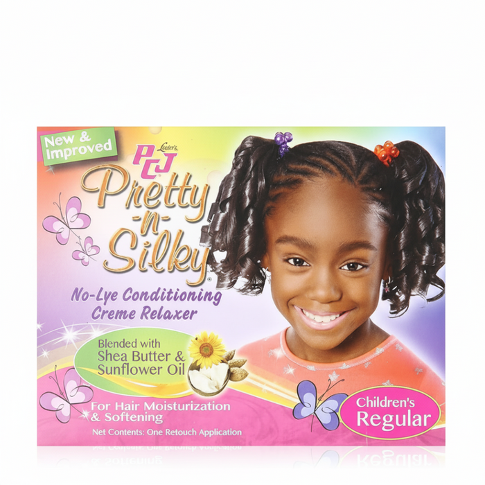 PCJ No Lye Conditioning Creme Relaxer Children’s Regular | Complete Kit