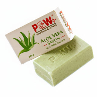 P&W Swiss aloe vera soap gently cleanses and hydrates skin for soft fresh glow