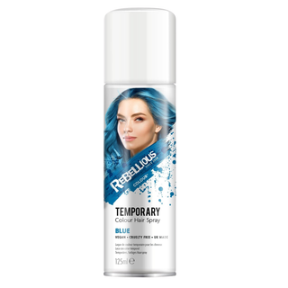 Paint Glow blue hair colour spray 125ml temporary wash out color spray for instant bold and vibrant blue hair styling