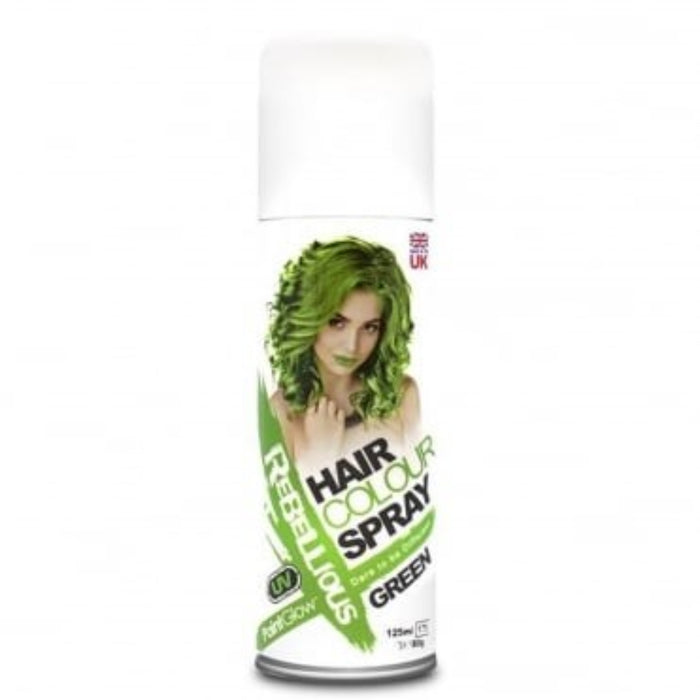 Paint Glow Hair Glitter Spray Green 125ml | Sparkle Party Hair Shine Spray