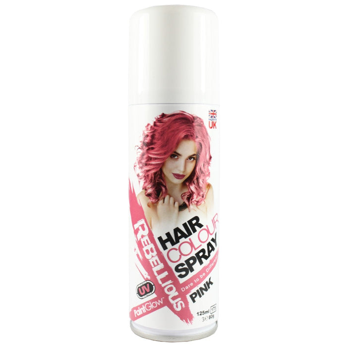 Paint Glow Hair Glitter Spray Pink 125ml | Sparkle Party Hair Shine Spray
