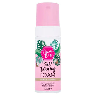 Palm Bay self tanning foam light medium 150ml for natural streak free glowing skin