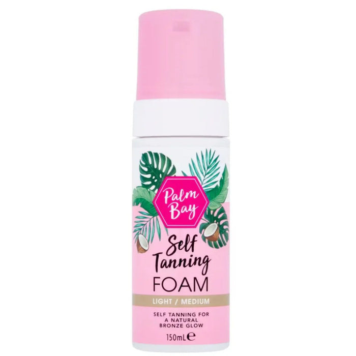 Palm Bay self tanning foam light medium 150ml for natural streak free glowing skin