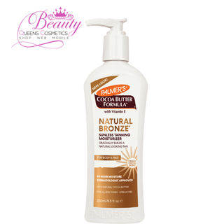 Palmer’s Natural Bronze For Body & Face Lotion 250ml | Gradual Self Tanner Glow