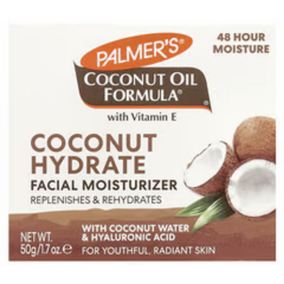 palmers coconut hydrate facial moisturizer 50g for soft smooth glowing hydrated skin
