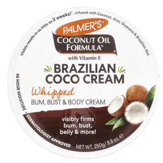 palmers coconut oil brazilian coco cream 250g for firm hydrated smooth glowing skin

