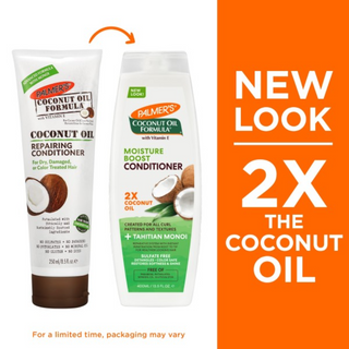 Palmers coconut oil conditioner moisture boost 400ml restores dry damaged hair deep hydration smooth soft shiny hair