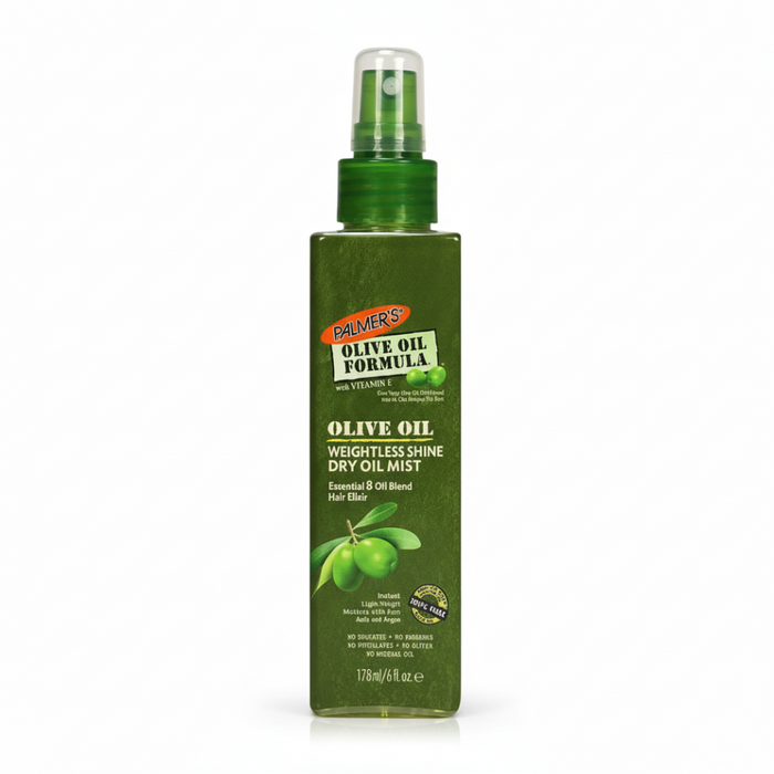 Palmer’s Olive Oil Weightless Shine Dry Oil Mist 178ml | Frizz Control & Gloss Hair