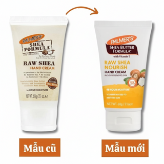 palmers raw shea hand cream 60g deeply replenishes dry hands for soft smooth skin care