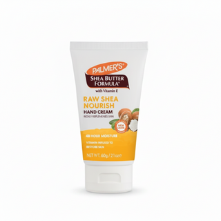 palmers raw shea hand cream 60g deeply replenishes dry hands for soft smooth skin care