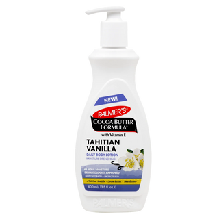 palmers tahitian vanilla body lotion 400ml for soft smooth hydrated glowing skin
