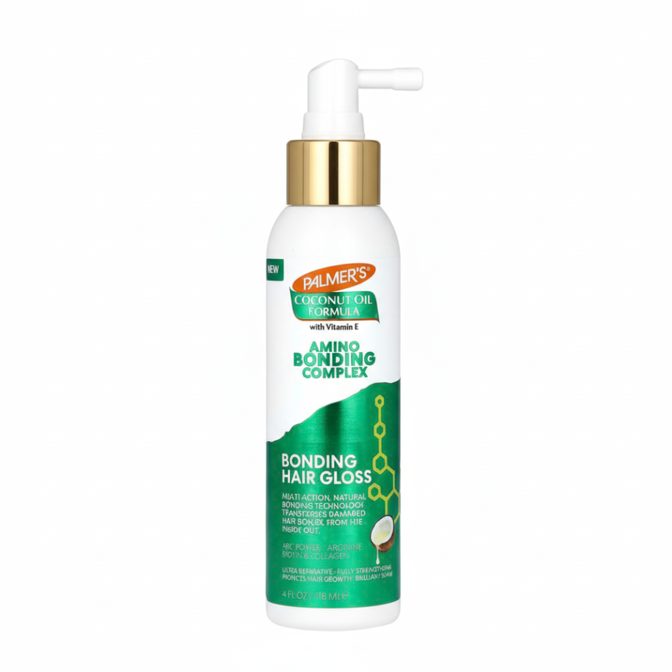 palmers amino bonding hair gloss 118ml shine boost repair smooth frizz control hair