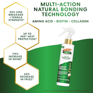 palmers amino bonding leave in treatment 198ml hair repair strengthen shine frizz control