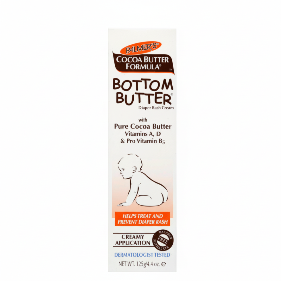 palmers bottom butter nappy rash cream 125g baby skin protectant for soothing and protection