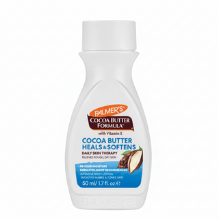 palmers cocoa butter daily skin therapy body lotion 50ml for soft smooth hydrated skin