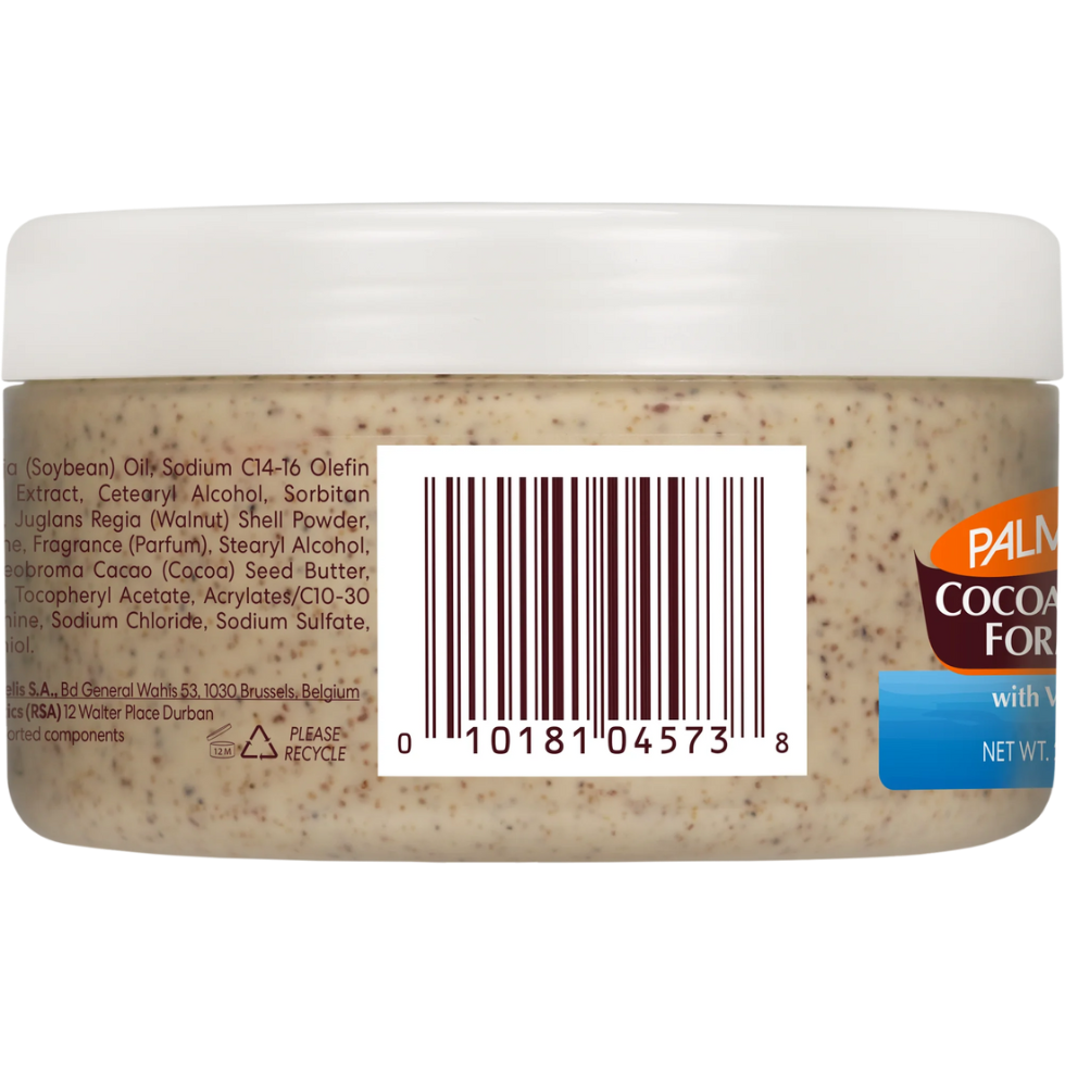 palmers cocoa butter body scrub 200g exfoliate soften smooth radiant hydrated skin care