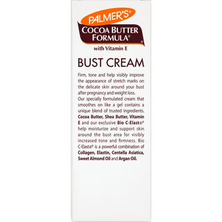 palmers cocoa butter bust cream 125g firm tone stretch mark care skin tightening and hydration cream