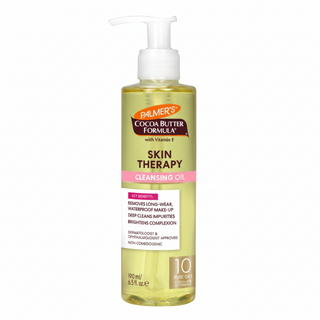 palmers cocoa butter formula skin therapy cleansing oil face 190ml brightening makeup remover deep cleansing soft hydrated skin
