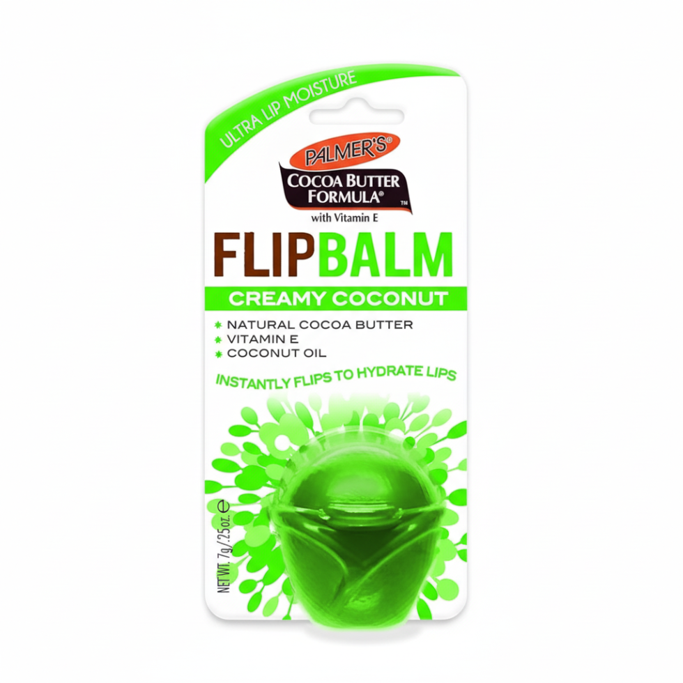 palmers cocoa butter flip balm ultra lip moisture shine lip care soft hydrated smooth lips cocoa butter vitamin e protection
