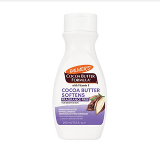 palmers cocoa butter fragrance free body lotion 250ml sensitive skin moisturizing soft smooth hydrated skin