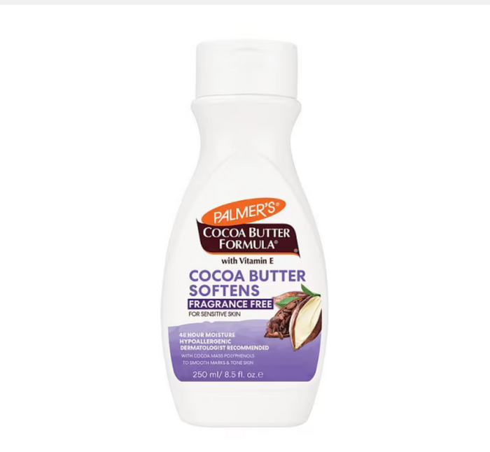 Palmers Cocoa Butter Fragrance Free Lotion 250ml | Sensitive Skin Care