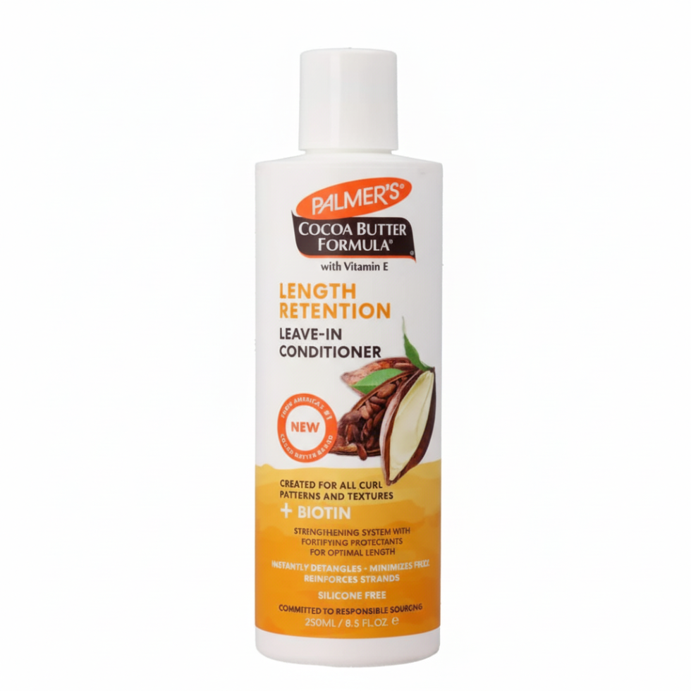 palmers cocoa butter leave in conditioner 250ml detangle strengthen hair length retention hydration smooth soft hair