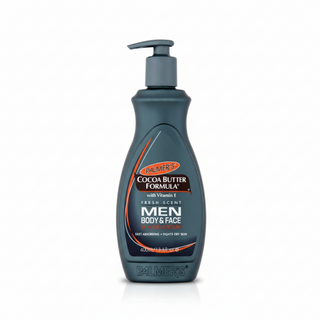 palmers cocoa butter men body and face lotion 400ml moisturize nourish dry skin fast absorbing vitamin e hydration care smooth skin
