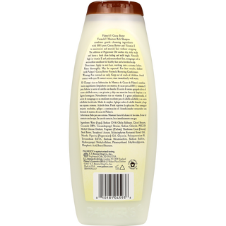 palmers cocoa butter moisture rich shampoo 400ml hydrate soothe nourish dry hair soft smooth healthy cleanser