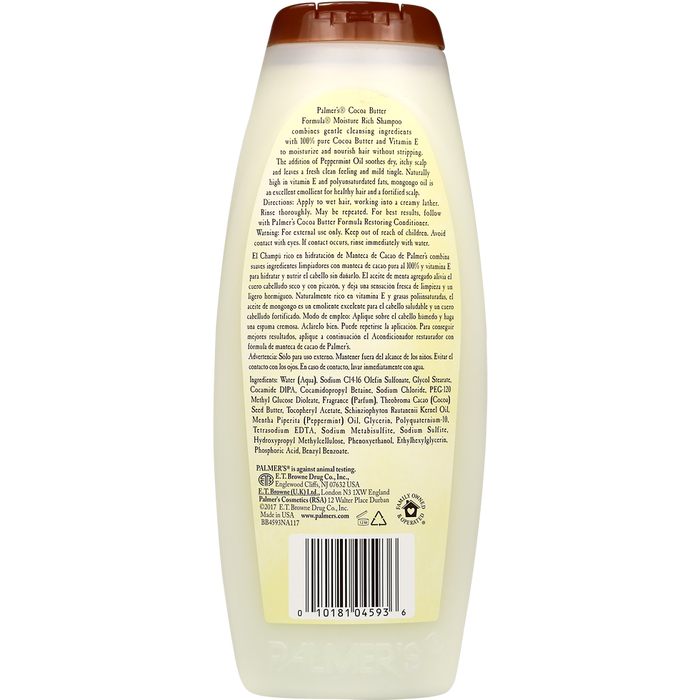 Palmers Cocoa Butter Moisture Rich Shampoo 400ml | Hydrate & Nourish Hair