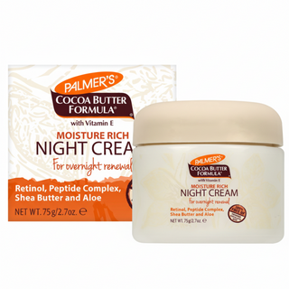 palmers cocoa butter moisture rich night cream 75g retinol renewal deep hydration overnight skin care