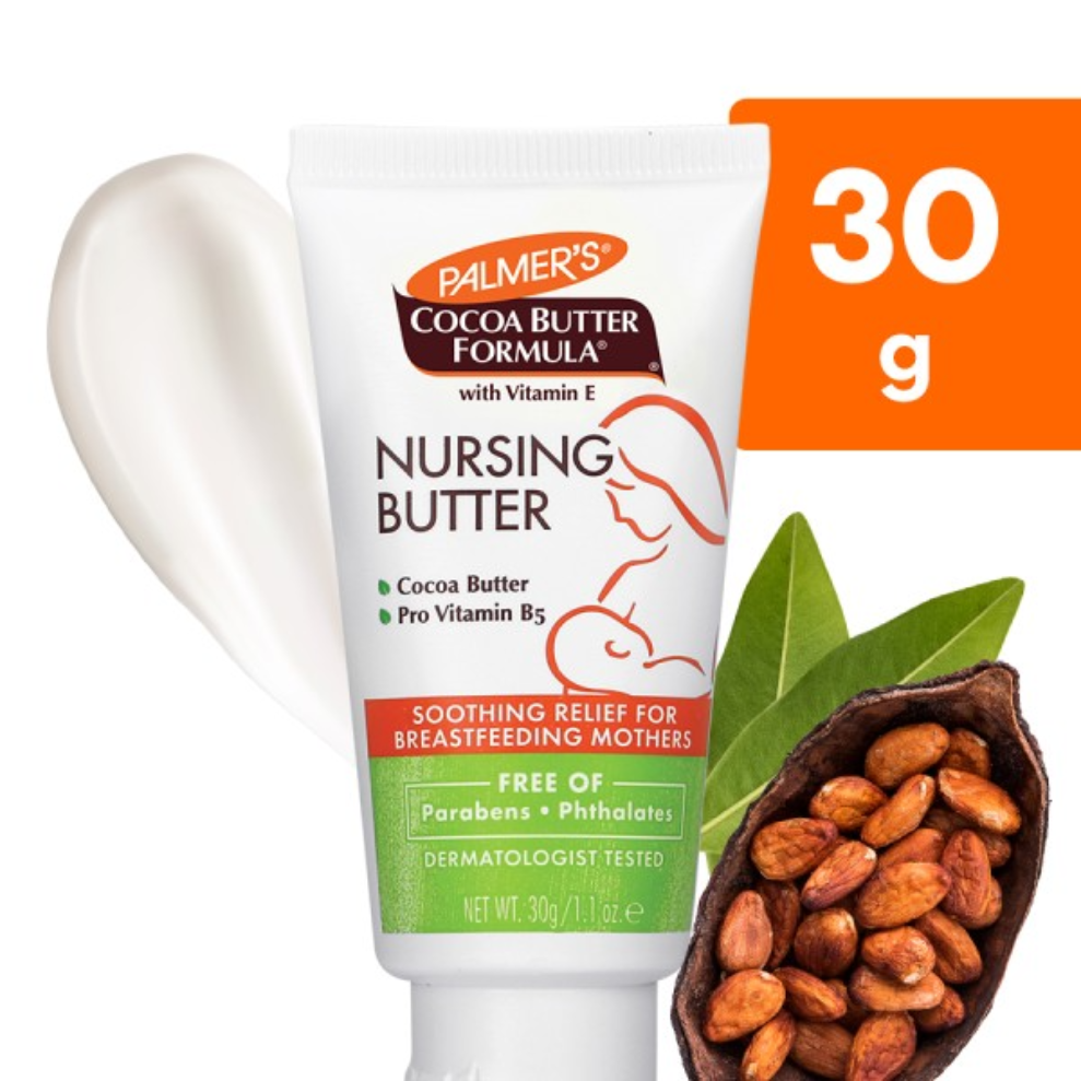 palmers cocoa butter nursing butter 30g soothing moisturizing breastfeeding skin care balm