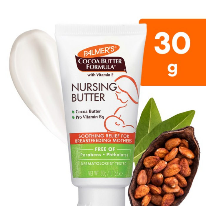 palmers cocoa butter nursing butter 30g soothing moisturizing breastfeeding skin care balm